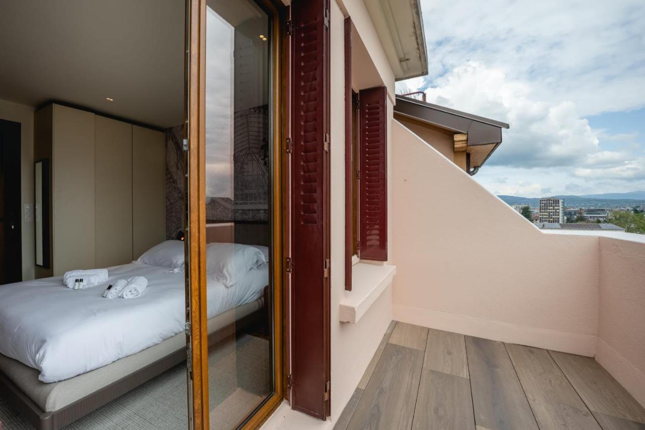 Le Nid Du Favre I - Charming Studio With Stunning Lake View Анси Экстерьер фото