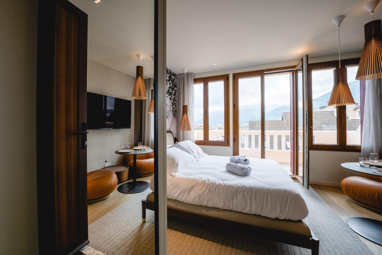 Le Nid Du Favre I - Charming Studio With Stunning Lake View Анси Экстерьер фото